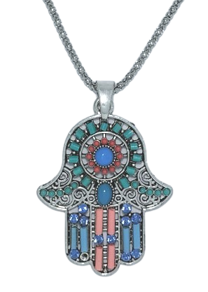 Colgante fantasia rodio